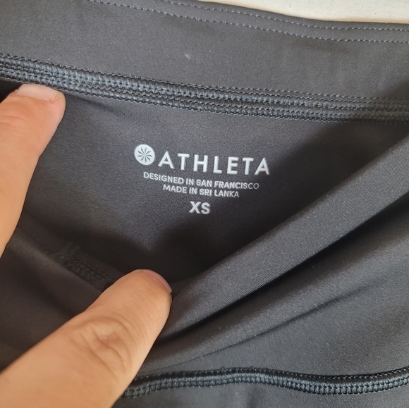 Athleta Momentum Ruffle Skort in Black, sz XS - Picture 7 of 11